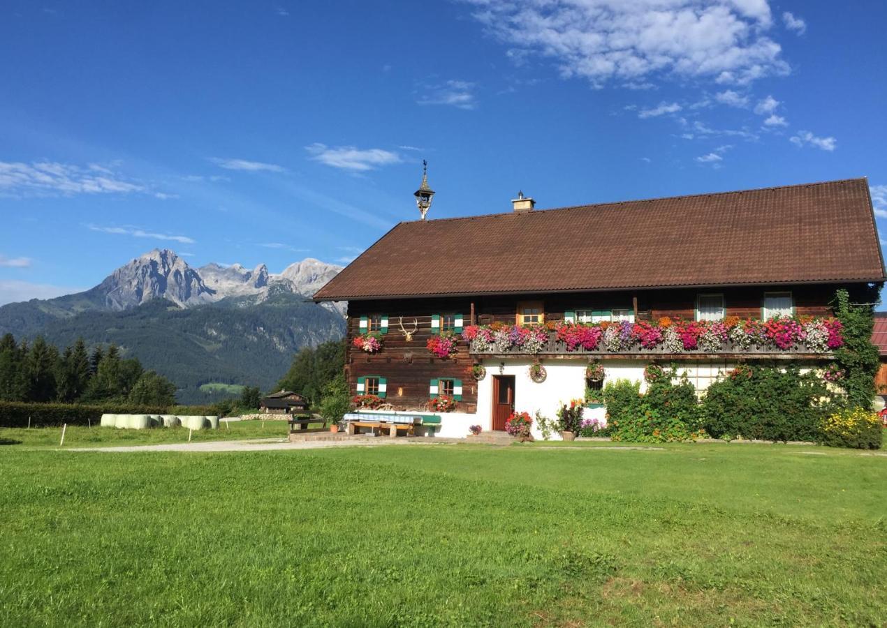 Bauernhof Lehengut Villa Pfarrwerfen Bagian luar foto