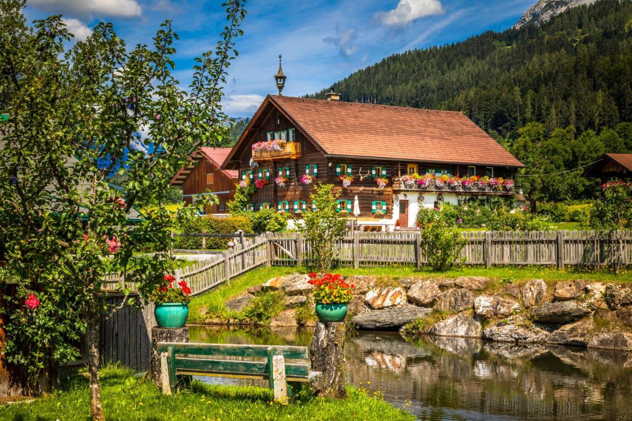 Bauernhof Lehengut Villa Pfarrwerfen Bagian luar foto