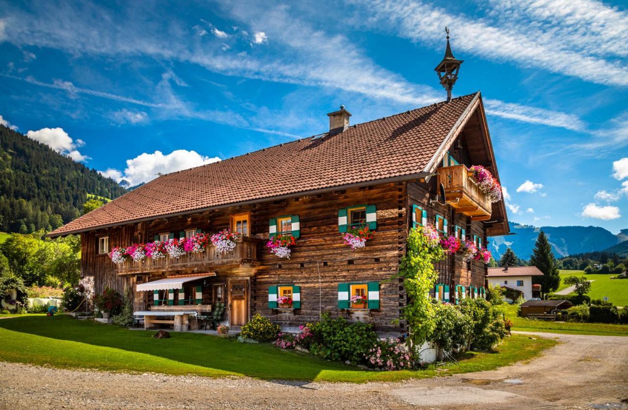 Bauernhof Lehengut Villa Pfarrwerfen Bagian luar foto
