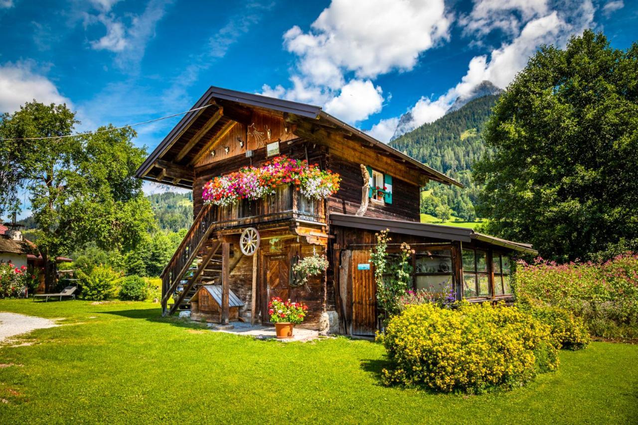 Bauernhof Lehengut Villa Pfarrwerfen Bagian luar foto